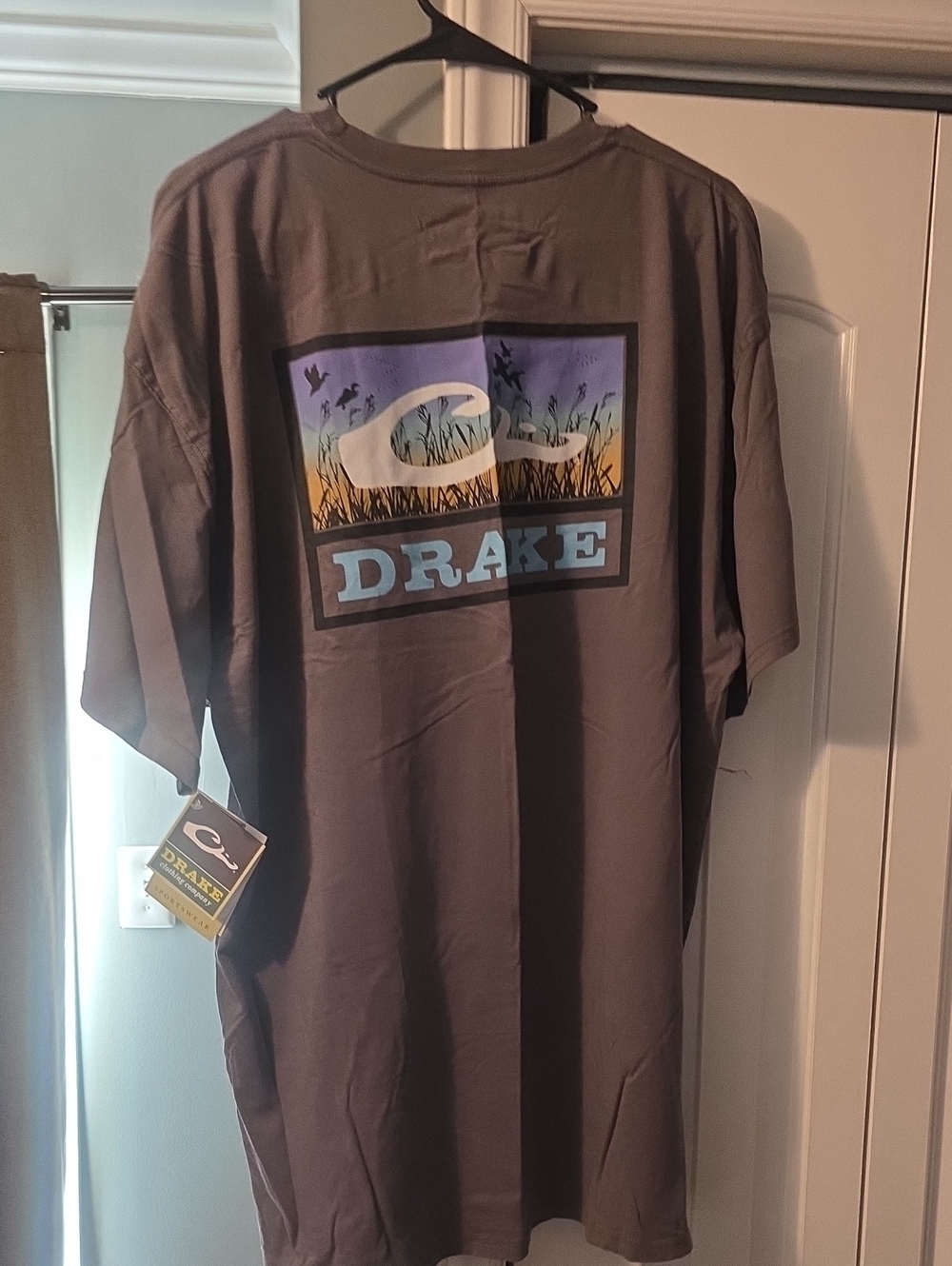 Drake Short-Sleeve Graphic Tee in Brown